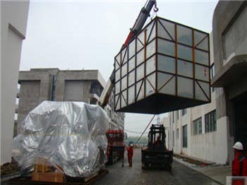 臥式加工中心設備搬運