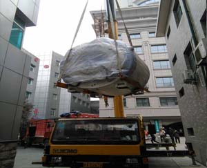 磁共振設備安裝吊裝展示